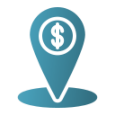 Transparent fees icon